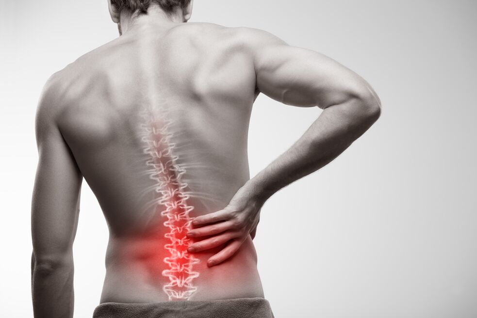 Pain in the sacrum a sign of chronic prostatitis