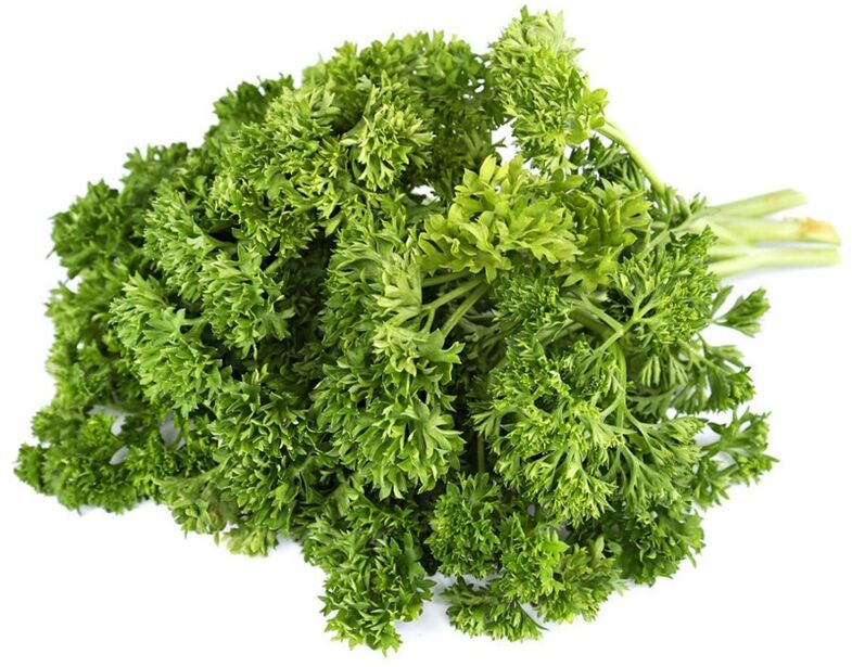 Parsley curly in the fight against chronic prostatitis