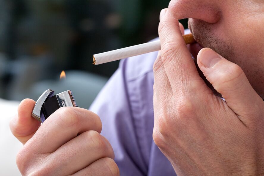 Smoking as a cause of chronic prostatitis.