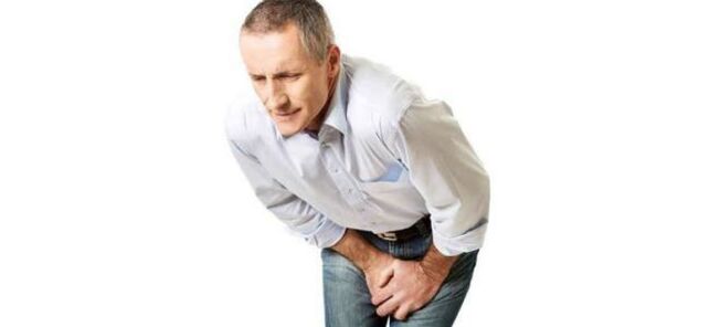 Pain in the perineum in a man is a sign of prostatitis. 